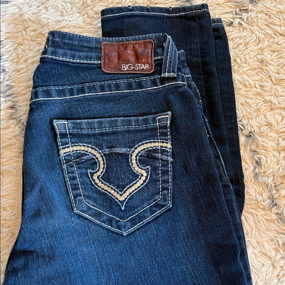 Big Star Women's Dark Blue Boot Cut Jeans